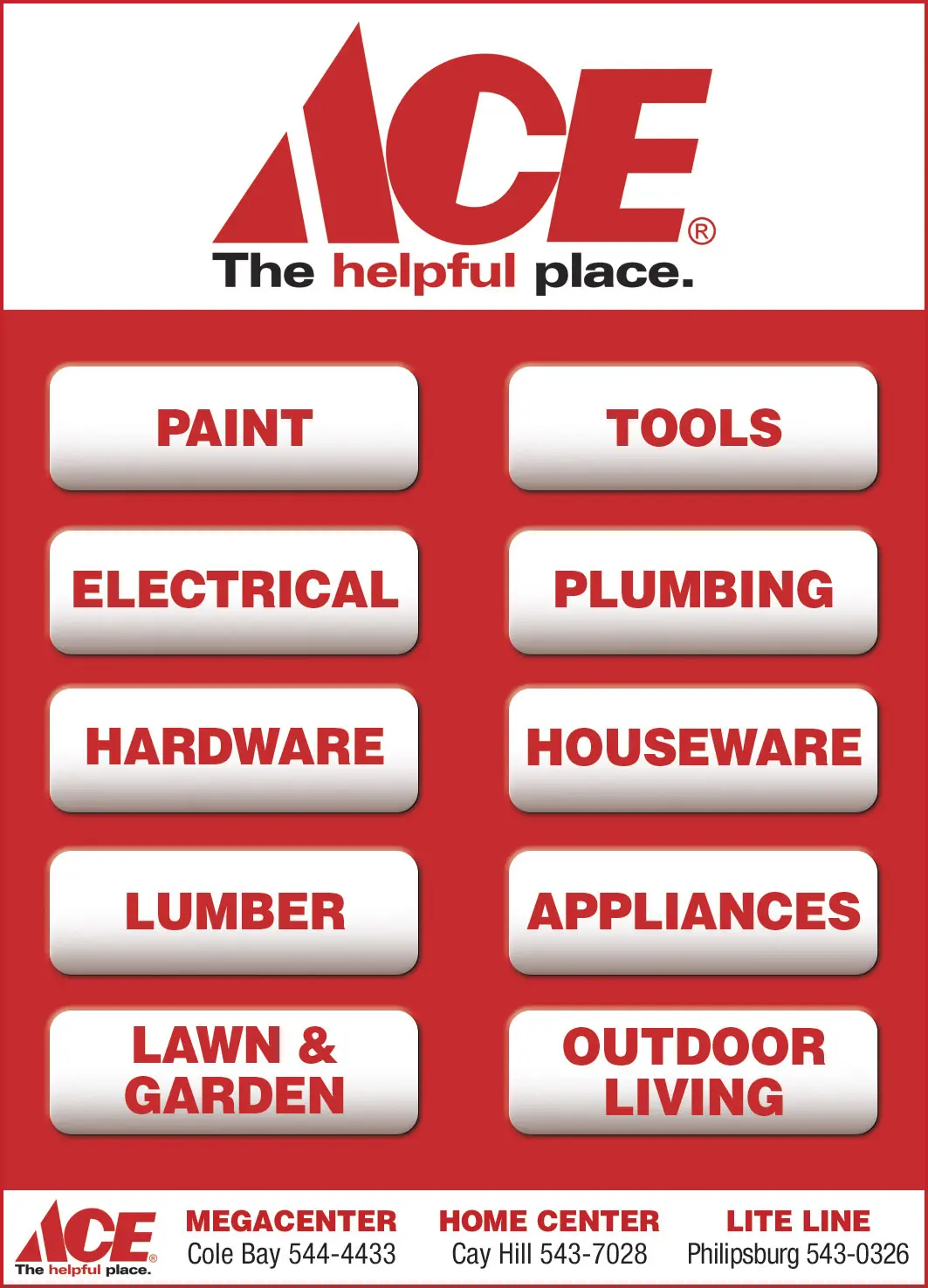 St Maarten Telephone Directory - Ace Mega Center