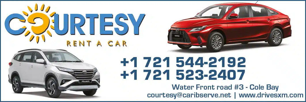 St Maarten Telephone Directory - Courtesy Rent A Car