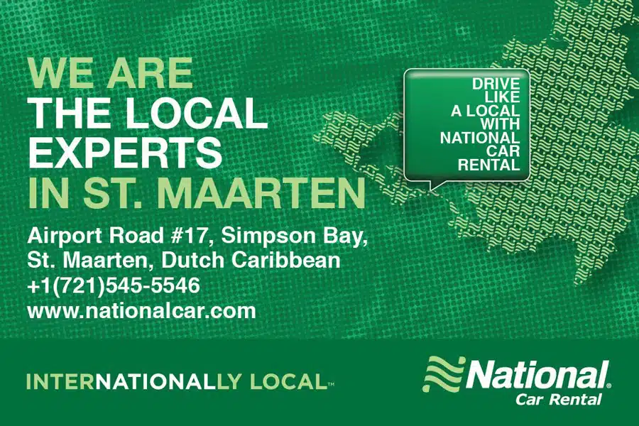St Maarten Telephone Directory - National Car Rental
