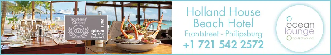 St Maarten Telephone Directory - Holland House - Ocean Lounge