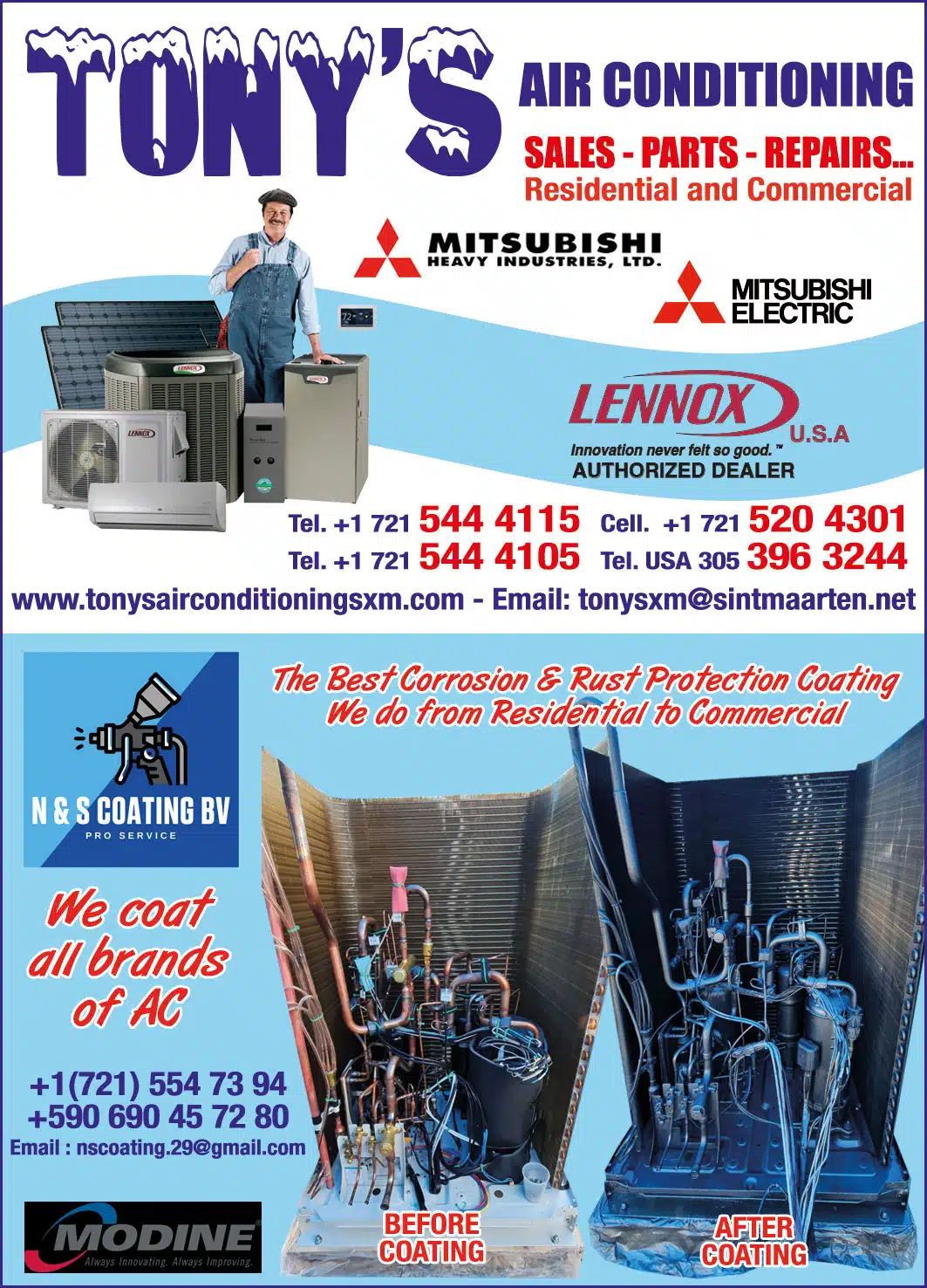 St Maarten Telephone Directory - N&S COATING BV