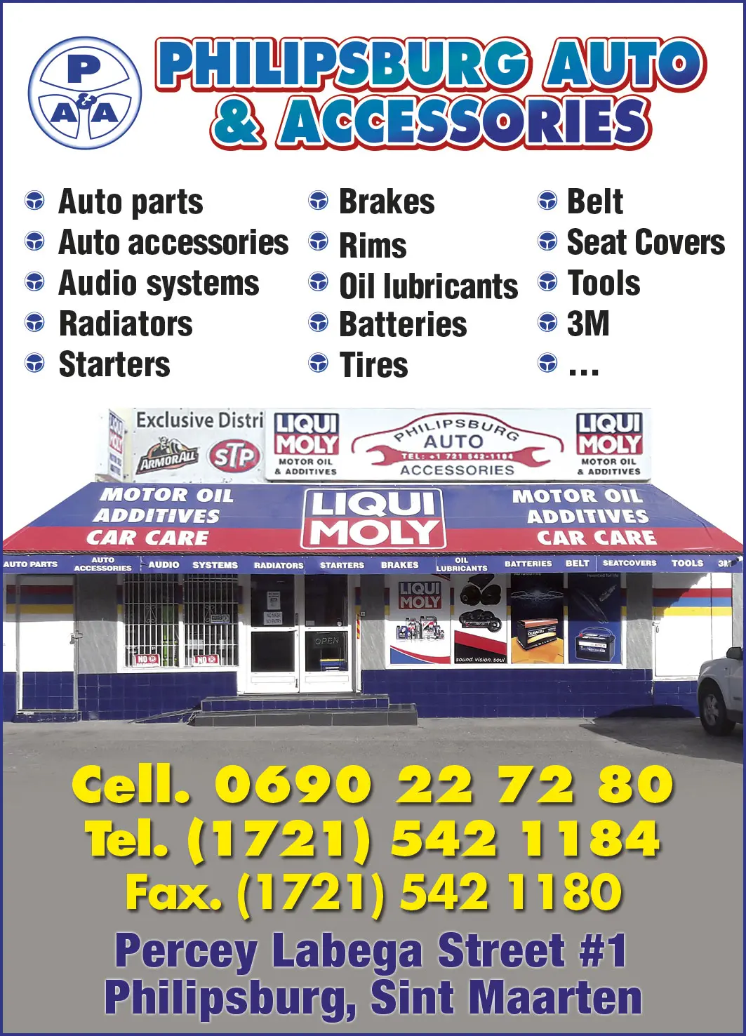 St Maarten Telephone Directory - Philipsburg Auto Accessories