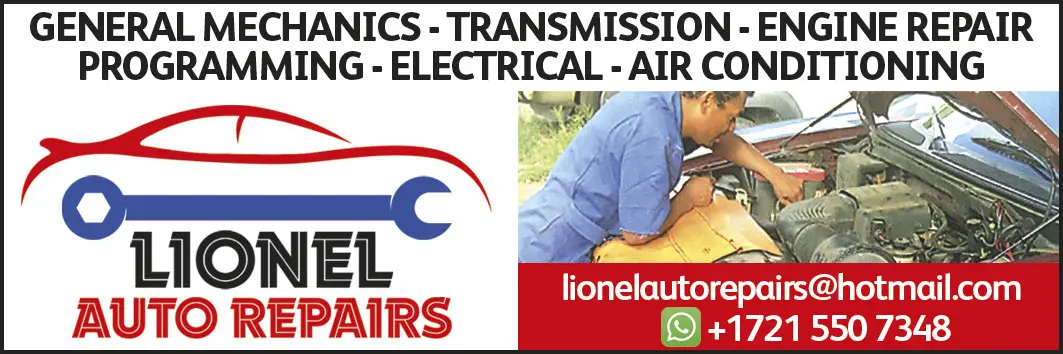 St Maarten Telephone Directory - Lionel Auto Repairs