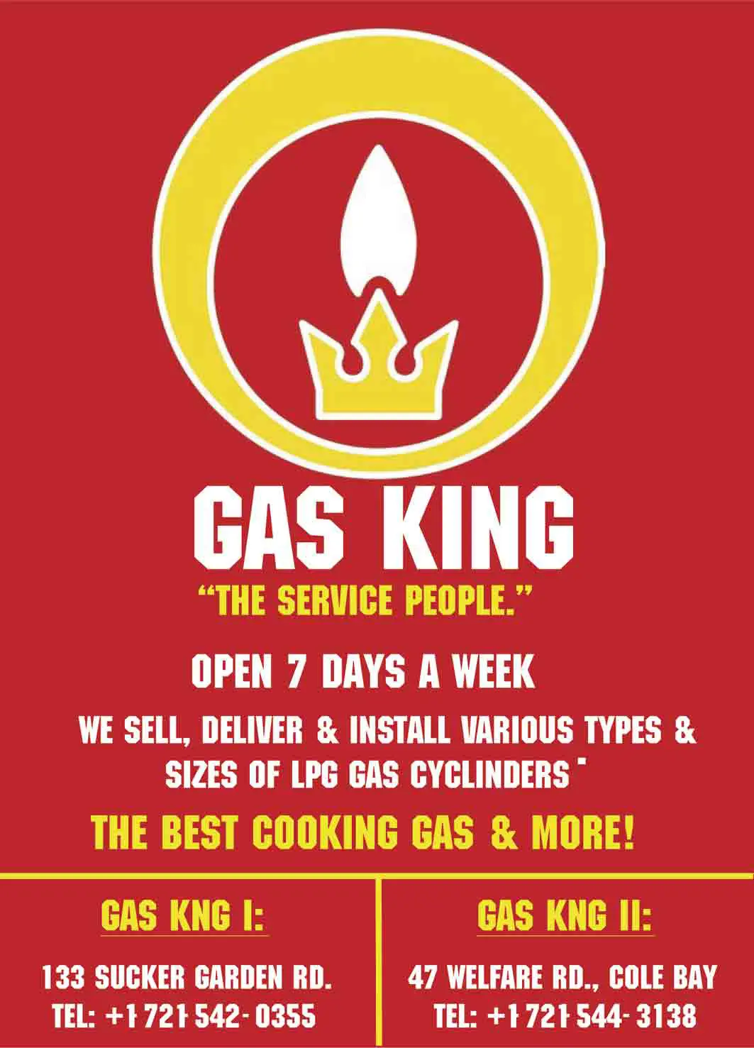St Maarten Telephone Directory - Gas King